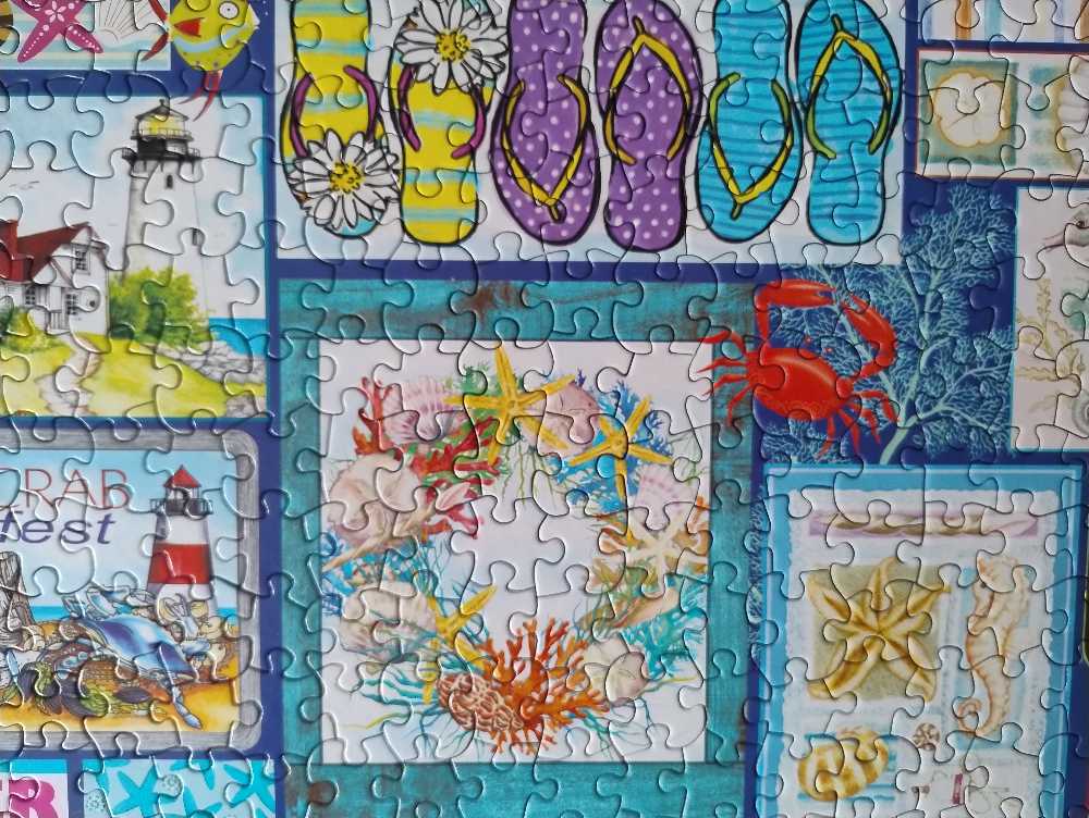 Y-Seas The Day - White Mountain puzzle collectible [Barcode 724819267606] - Main Image 4