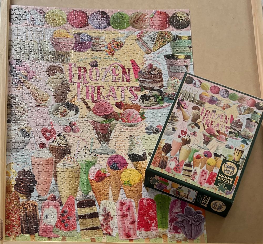 Frozen Treats - Cobble Hill puzzle collectible [Barcode 625012401111] - Main Image 2