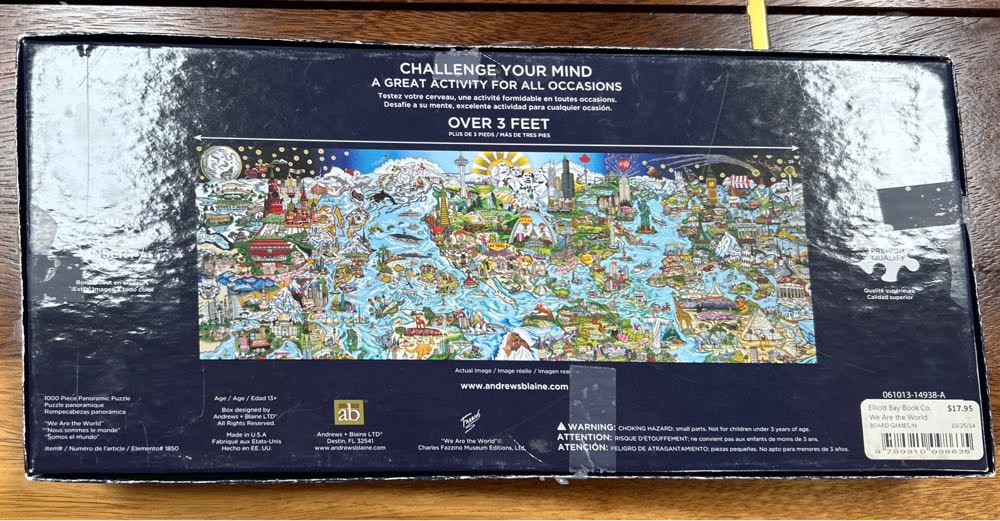 We Are The World - Andrew +  Blaine Ltd. puzzle collectible [Barcode 9789910098635] - Main Image 2