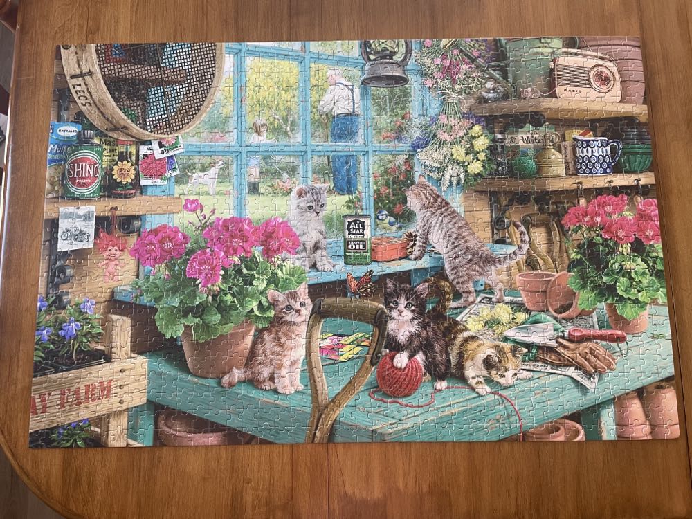 Garden Cats  puzzle collectible - Main Image 3