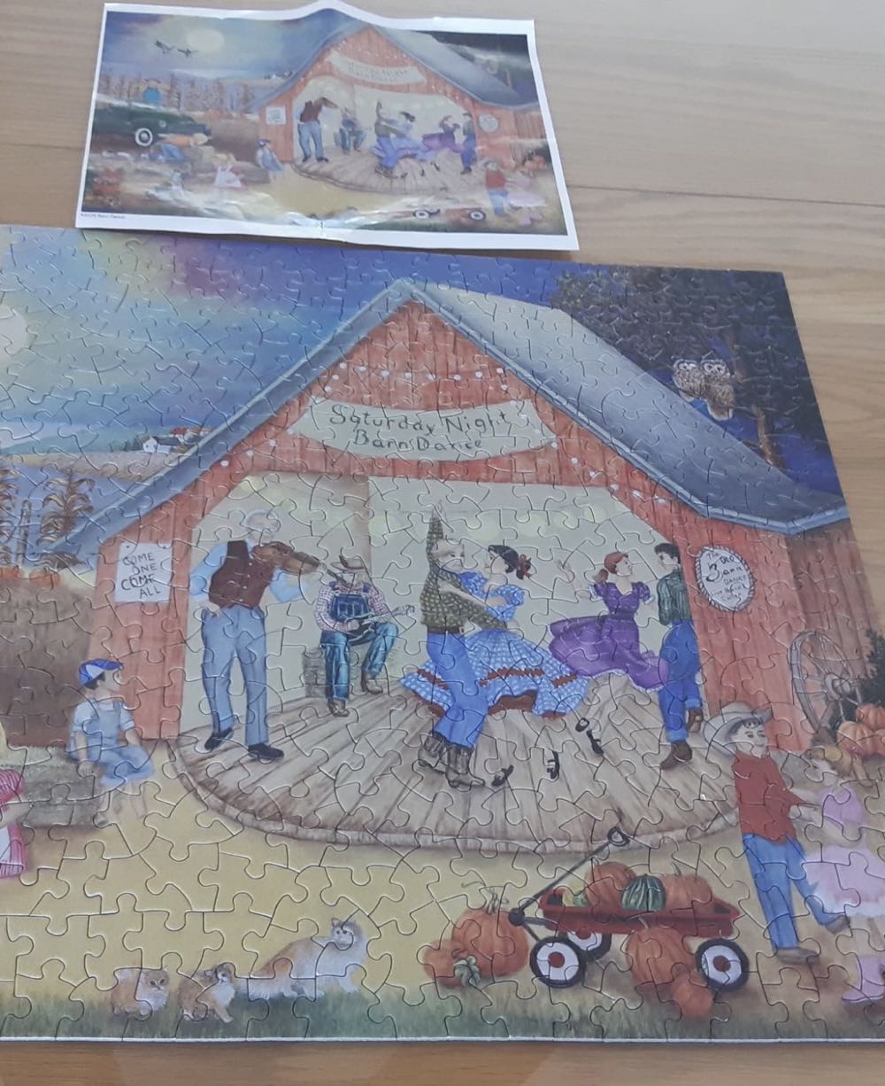 Barn Dance - Bits & Pieces puzzle collectible - Main Image 2