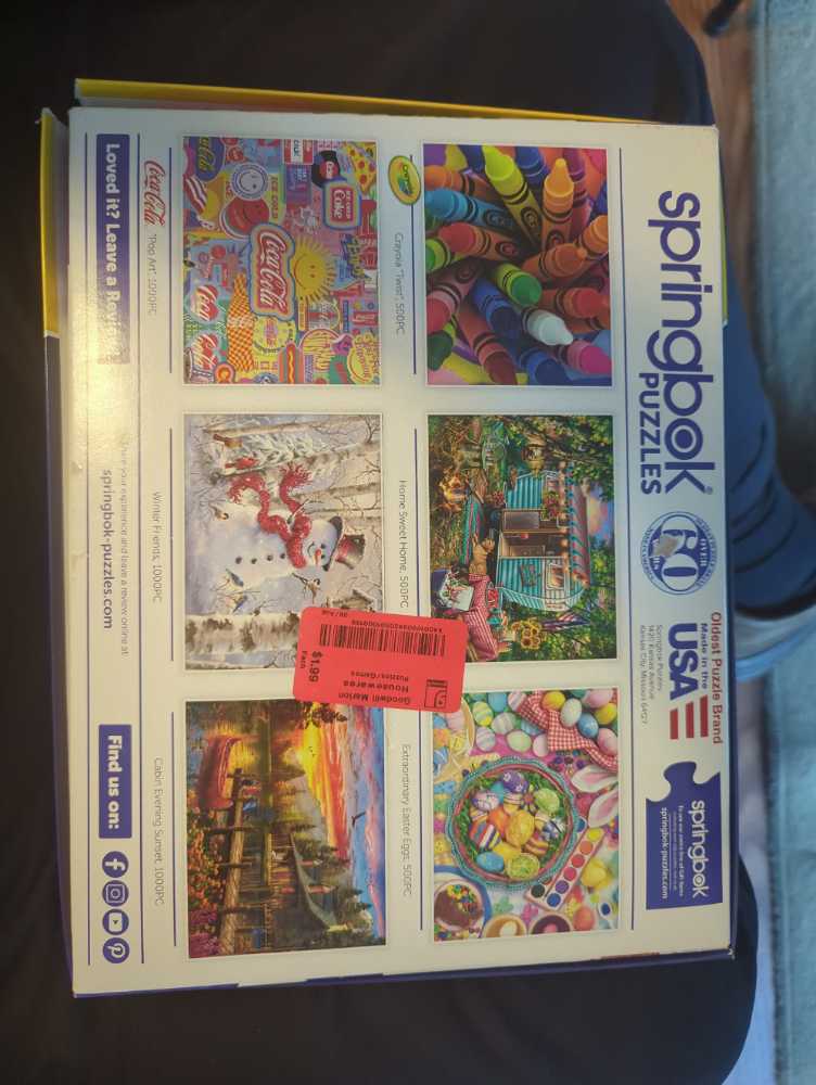 NYC Street Black Shop Bins - Springbok puzzle collectible [Barcode 091683111824] - Main Image 2