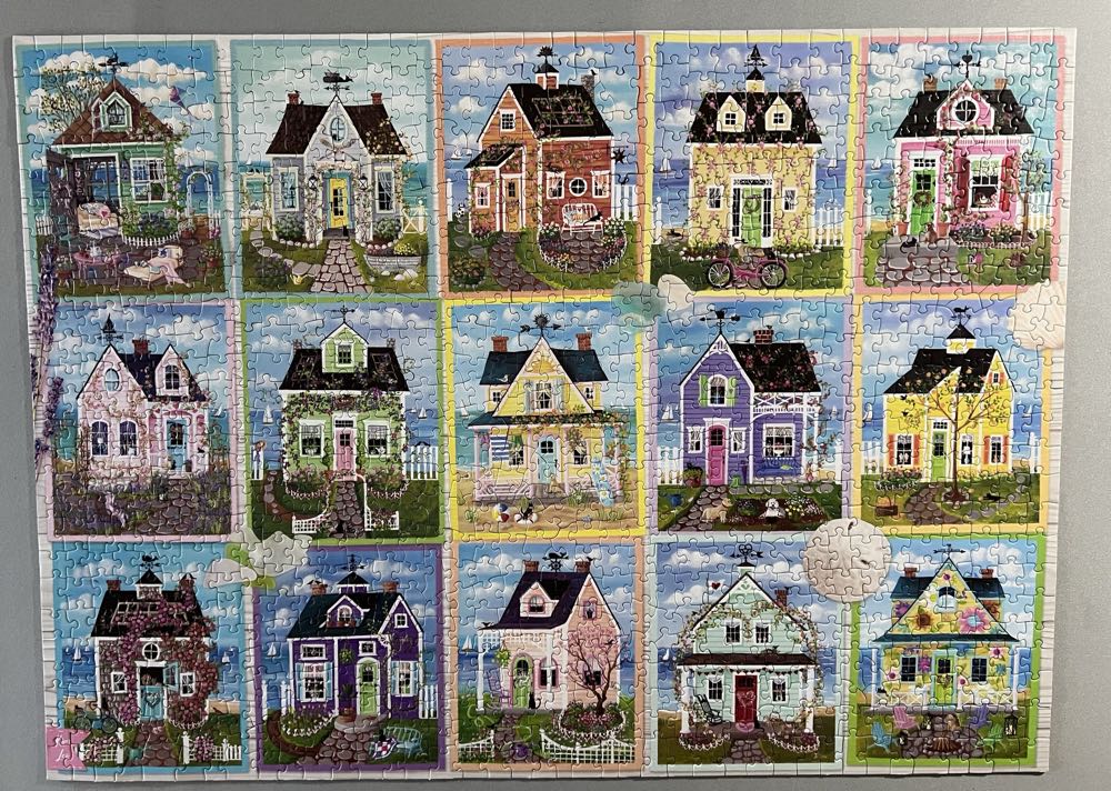 Cobble Hill Seaside Cottages - Cobble Hill puzzle collectible [Barcode 625012402859] - Main Image 3
