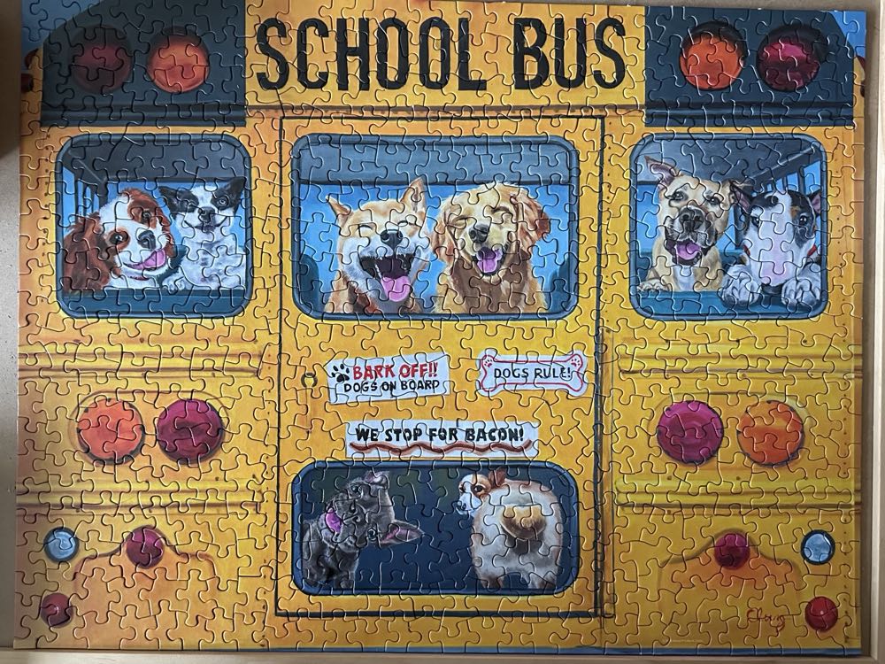 Happy Bus - Springbok puzzle collectible [Barcode 091683016884] - Main Image 2