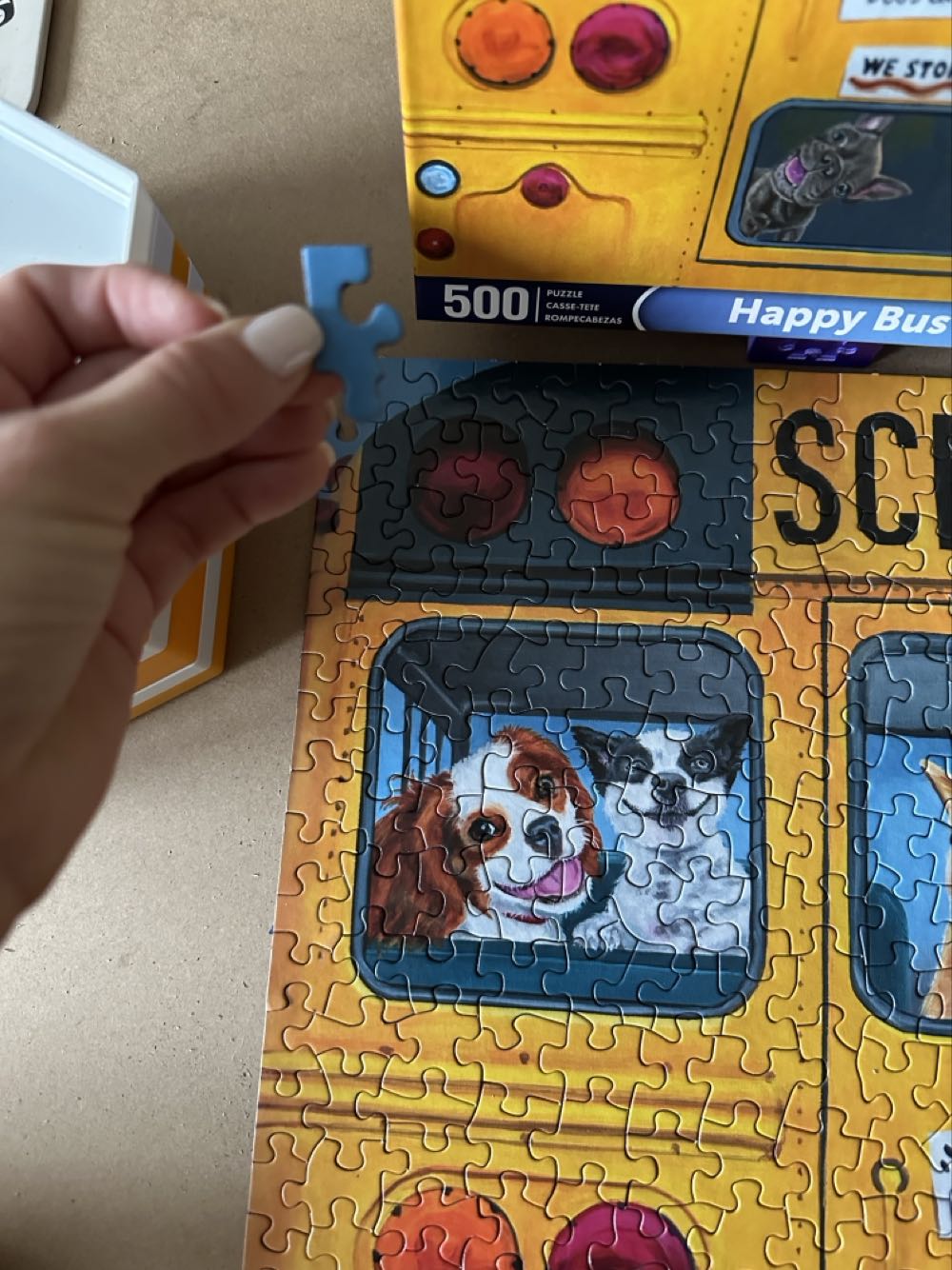 Happy Bus - Springbok puzzle collectible [Barcode 091683016884] - Main Image 4