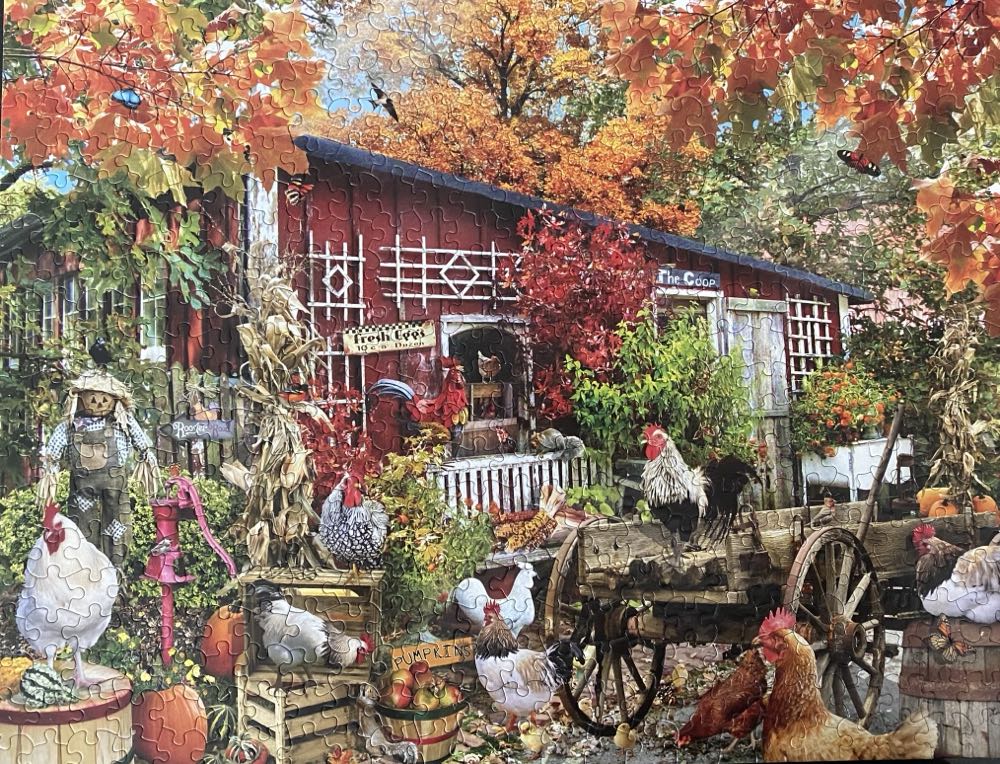 Gold Seal 550 Piece Jigsaw 18x24 Wanda Mumm Junco Crabapple Birds Winter Pieces Bits And & New