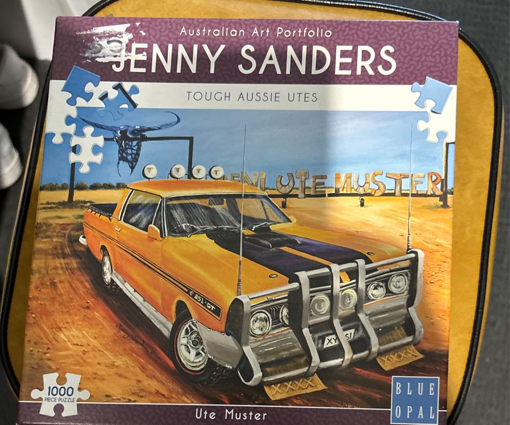 Jenny Sanders Aussie Ute Piece Jigsaw - Blue Opal puzzle collectible [Barcode 633793020261] - Main Image 2