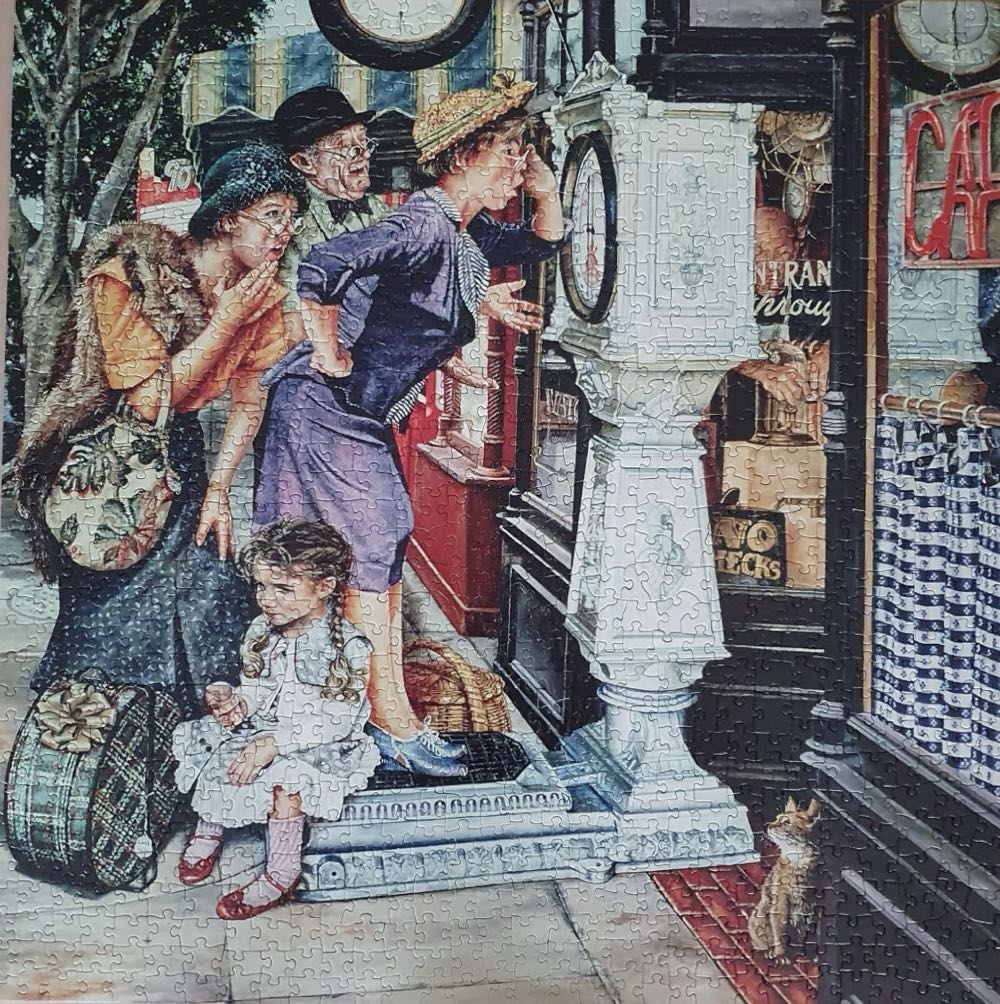 Weight Machine - SunsOut puzzle collectible [Barcode 796780446724] - Main Image 3