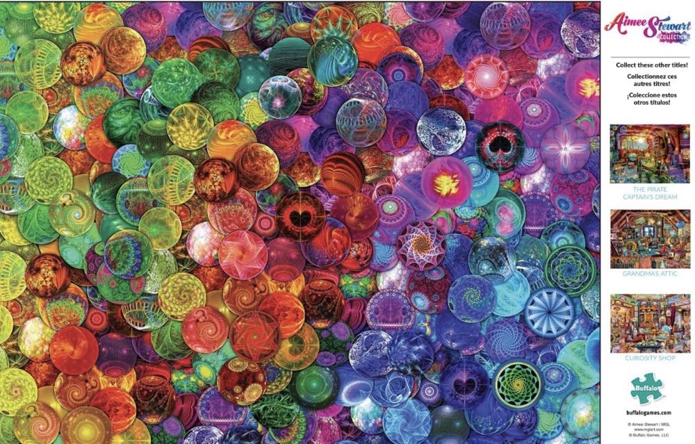 Cosmic Marbles - Buffalo puzzle collectible [Barcode 079346127146] - Main Image 2