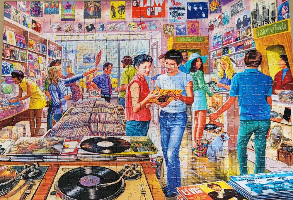 The Record Shop - Corner Piece puzzle collectible [Barcode 5052089333178] - Main Image 2