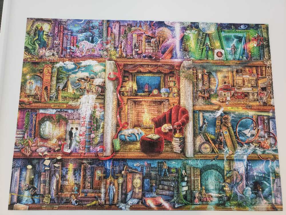 The Grand Fiction Library✅ - Buffalo puzzle collectible [Barcode 079346127528] - Main Image 3