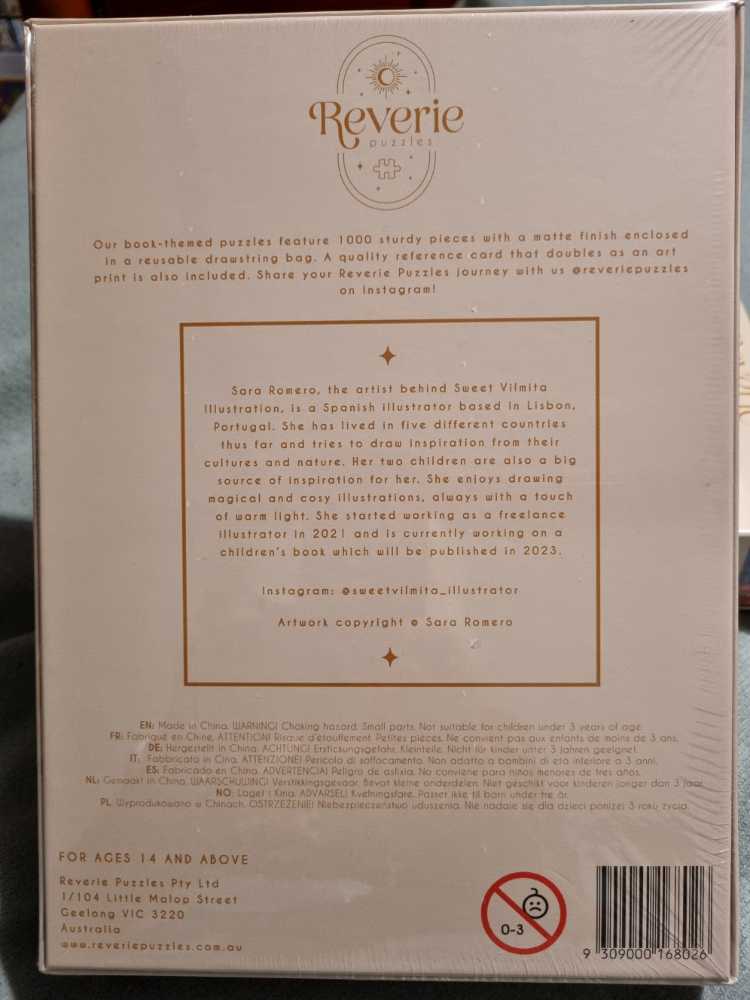 Book Makers - Reverie Puzzles puzzle collectible [Barcode 9309000168026] - Main Image 2