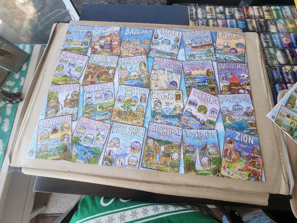 Buffalo—National Parks Collage - Buffalo 🇺🇸 puzzle collectible [Barcode 079346134250] - Main Image 2