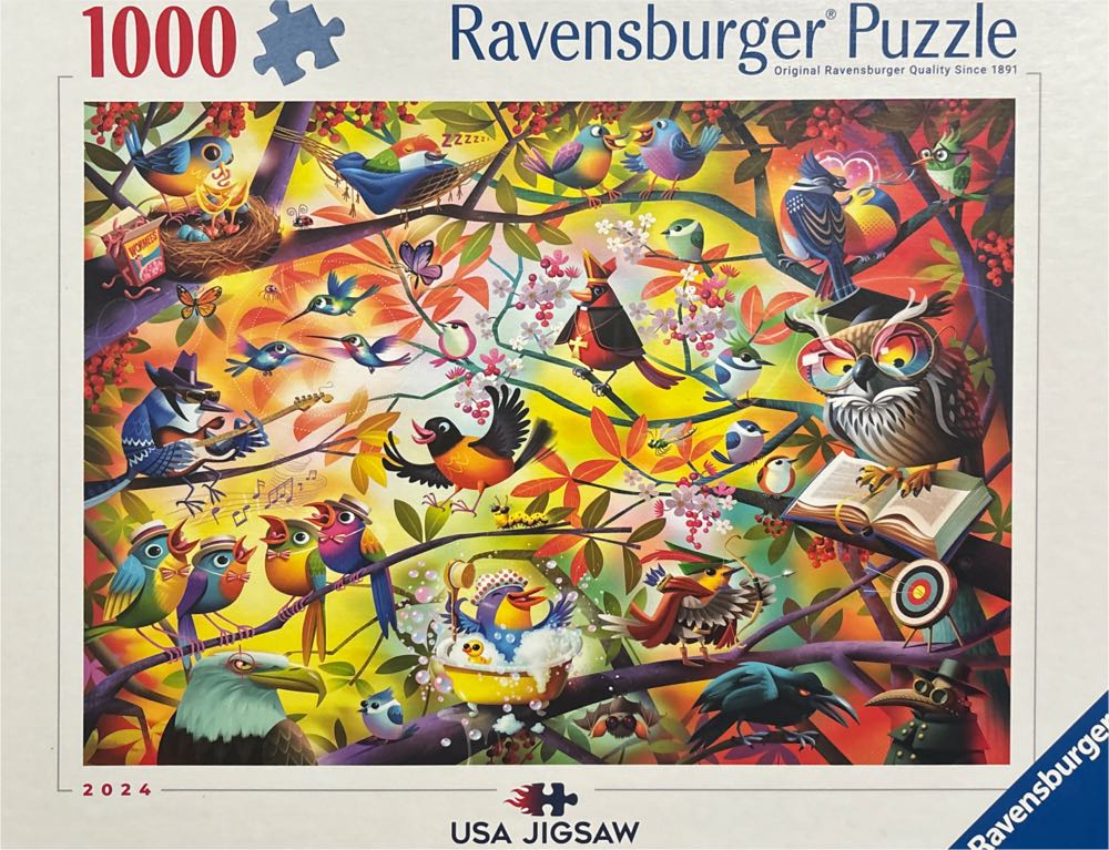 Busy Birdies 🧩 - Ravensburger puzzle collectible [Barcode 4005555010234] - Main Image 2