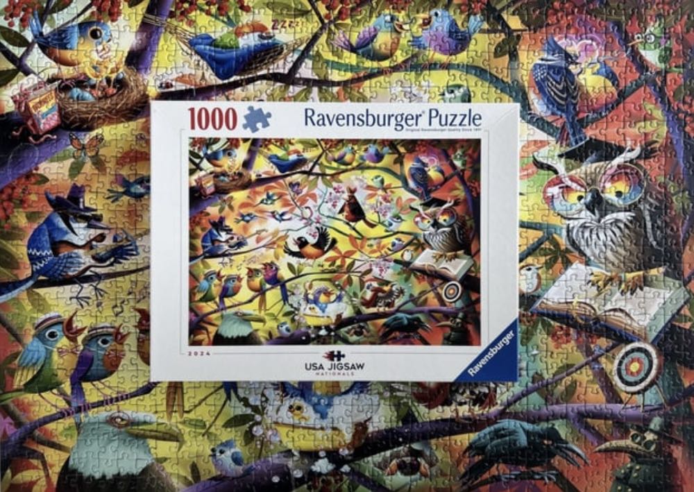 Busy Birdies 🧩 - Ravensburger puzzle collectible [Barcode 4005555010234] - Main Image 4