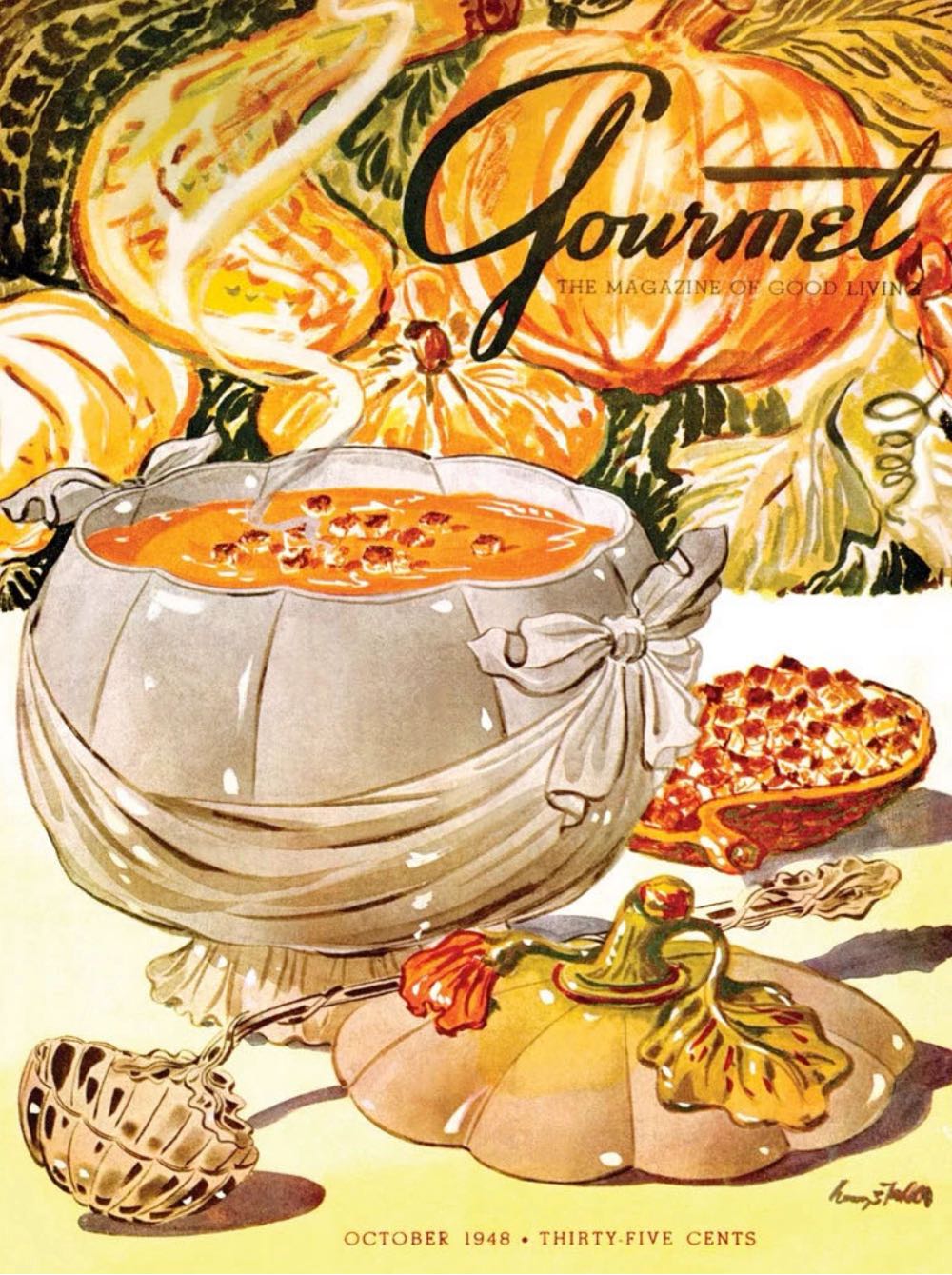 Gourmet : Pumpkin Soup - New York Puzzle Company puzzle collectible [Barcode 819844019068] - Main Image 2
