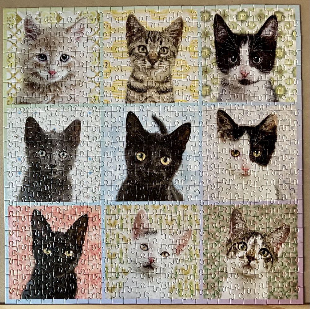 Cat Portraits- GONE - Good Puzzle Co puzzle collectible [Barcode 616430291095] - Main Image 2