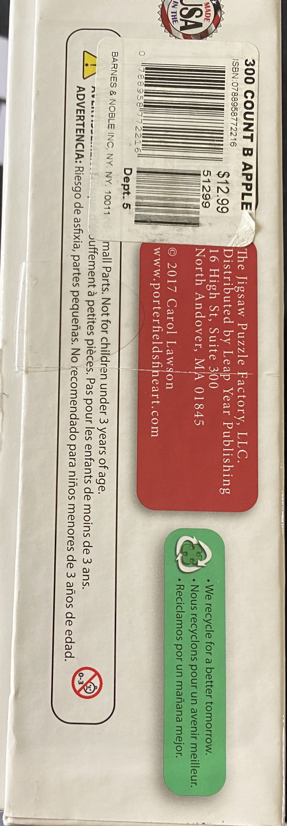 The Apple Harvest - The Jigsaw Puzzle Factory puzzle collectible - Main Image 4