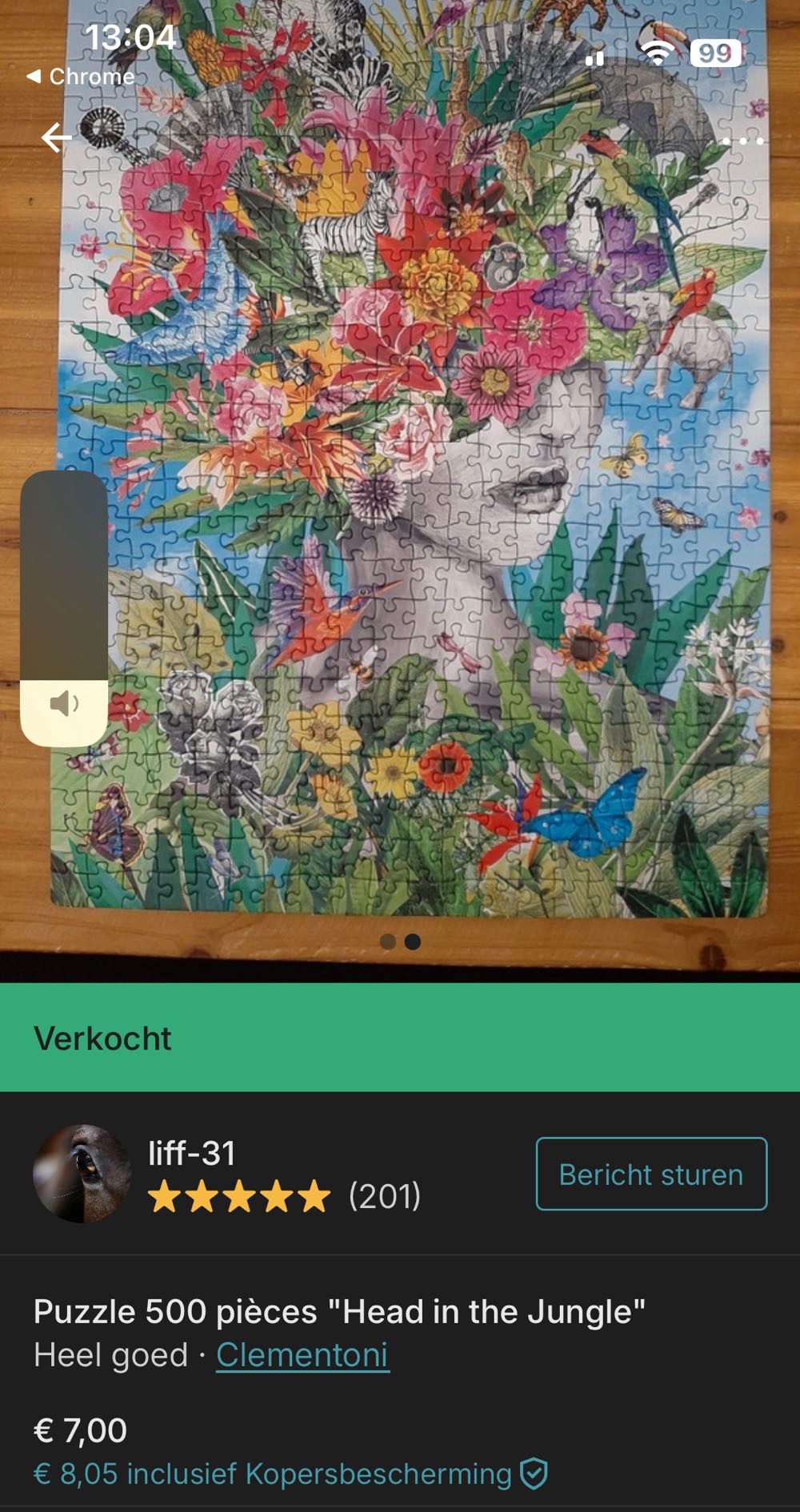 Head In The Jungle - Clementoni puzzle collectible [Barcode 8005125355266] - Main Image 4