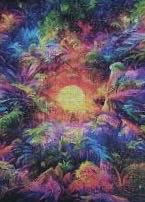 Psyschedelic Jungle Sunrise - Clementoni puzzle collectible [Barcode 8005125355181] - Main Image 3