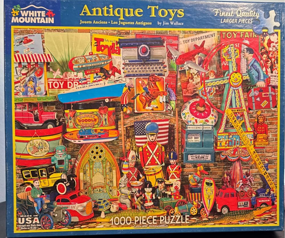 Antique Toys - White Mountain Puzzles puzzle collectible [Barcode 724819258222] - Main Image 2