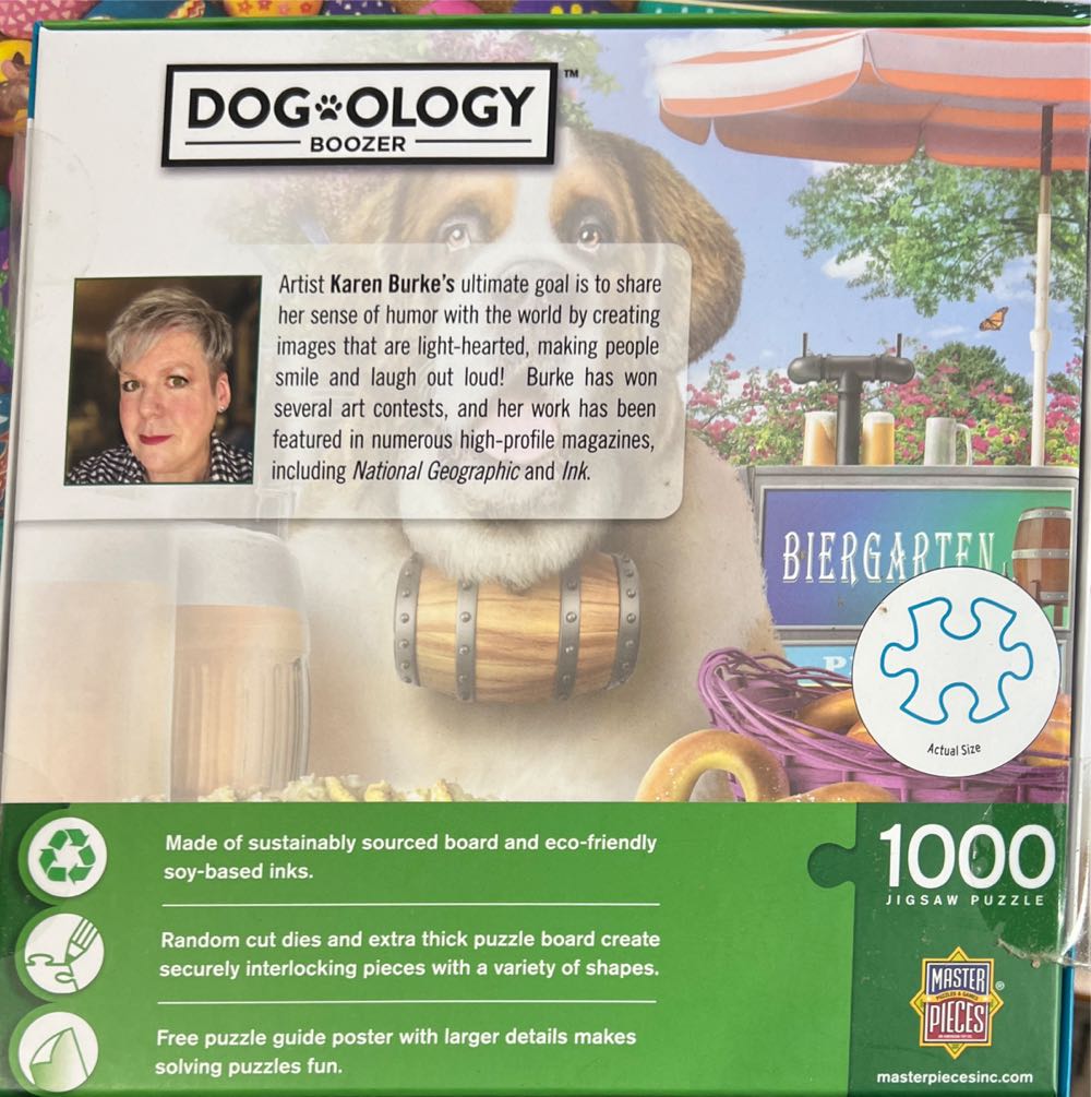 Dogology - Boozer - MasterPieces puzzle collectible [Barcode 705988724107] - Main Image 2