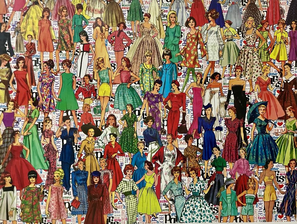 Fashion Memories - Milton Bradley puzzle collectible [Barcode 778988301432] - Main Image 2