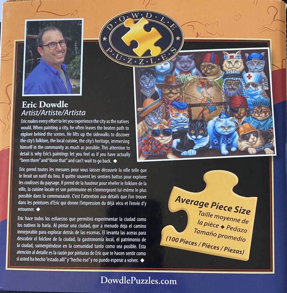 Cats Around The World - Dowdle puzzle collectible - Main Image 2