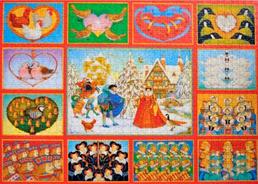 1998 Limited Edition : The Twelve Days of Christmas - Ravensburger puzzle collectible [Barcode 5012152454261] - Main Image 3