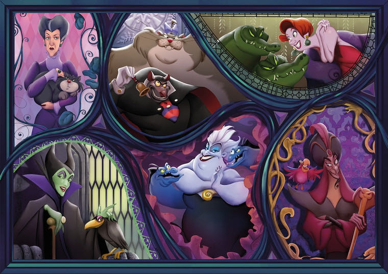 DISNEY: Villains & Their Pets - Ceaco Disney puzzle collectible [Barcode 021081333689] - Main Image 2