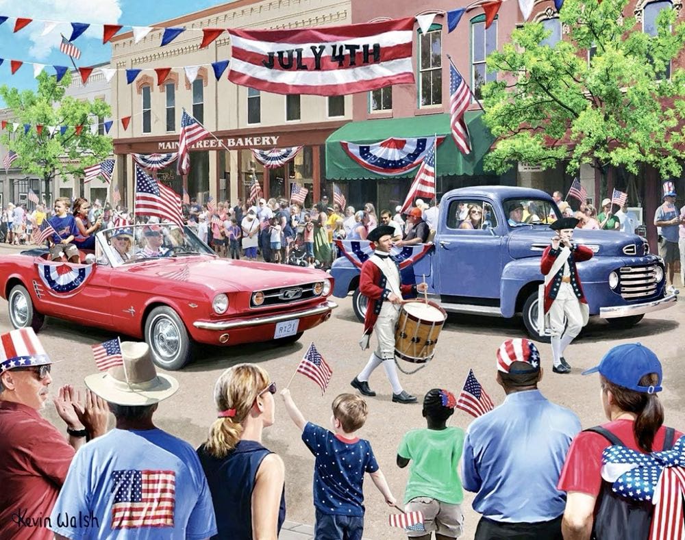 Ford : 4th of July Parade - White Mountain puzzle collectible [Barcode 724819263196] - Main Image 2