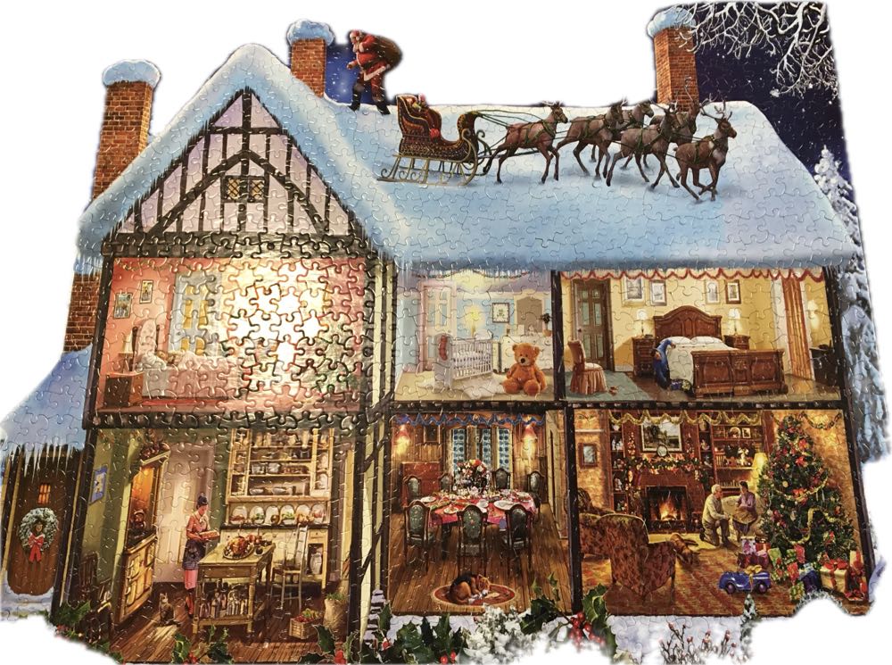 Christmas house - White Mountain puzzle collectible - Main Image 2