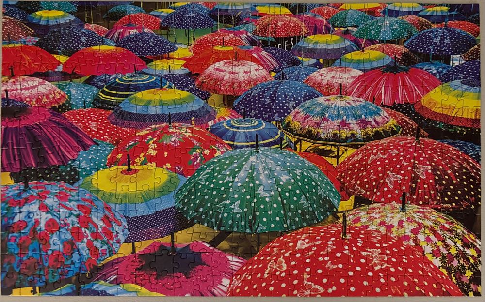 Colorful Umbrellas - CraZArt puzzle collectible [Barcode 195464091555] - Main Image 2