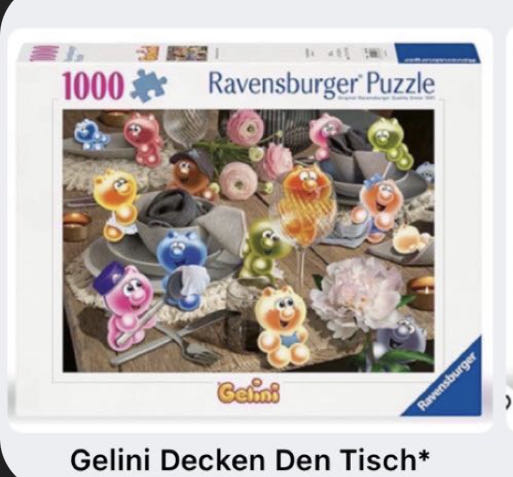 Gelini Set the Table - Ravensburger puzzle collectible [Barcode 4005555007883] - Main Image 2