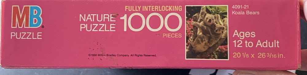 Koala Bears - Milton Bradley (MB) 🇺🇸 puzzle collectible [Barcode 032244040917] - Main Image 2