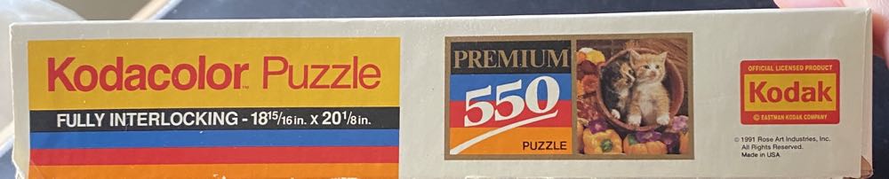 Basket Of Buddies - Rose Art 🇺🇸 puzzle collectible [Barcode 072348999995] - Main Image 2