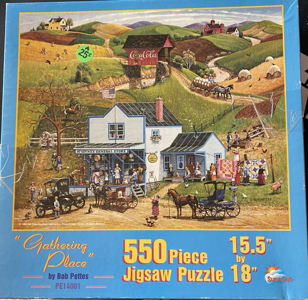 Gathering Place - Suns Out puzzle collectible [Barcode 796780140011] - Main Image 2