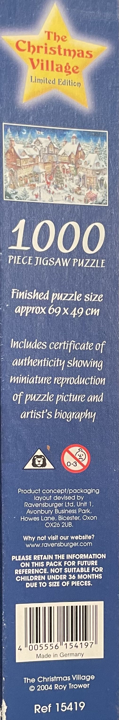 2004 Limited Edition : The Christmas Village • - Ravensburger puzzle collectible [Barcode 4005556154197] - Main Image 2