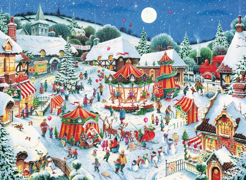 2006 Limited Edition : The Christmas Fair - Ravensburger puzzle collectible [Barcode 4005556152766] - Main Image 3