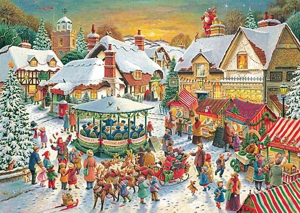2007 Limited Edition : The Christmas Market - Ravensburger puzzle collectible [Barcode 4005556156238] - Main Image 3