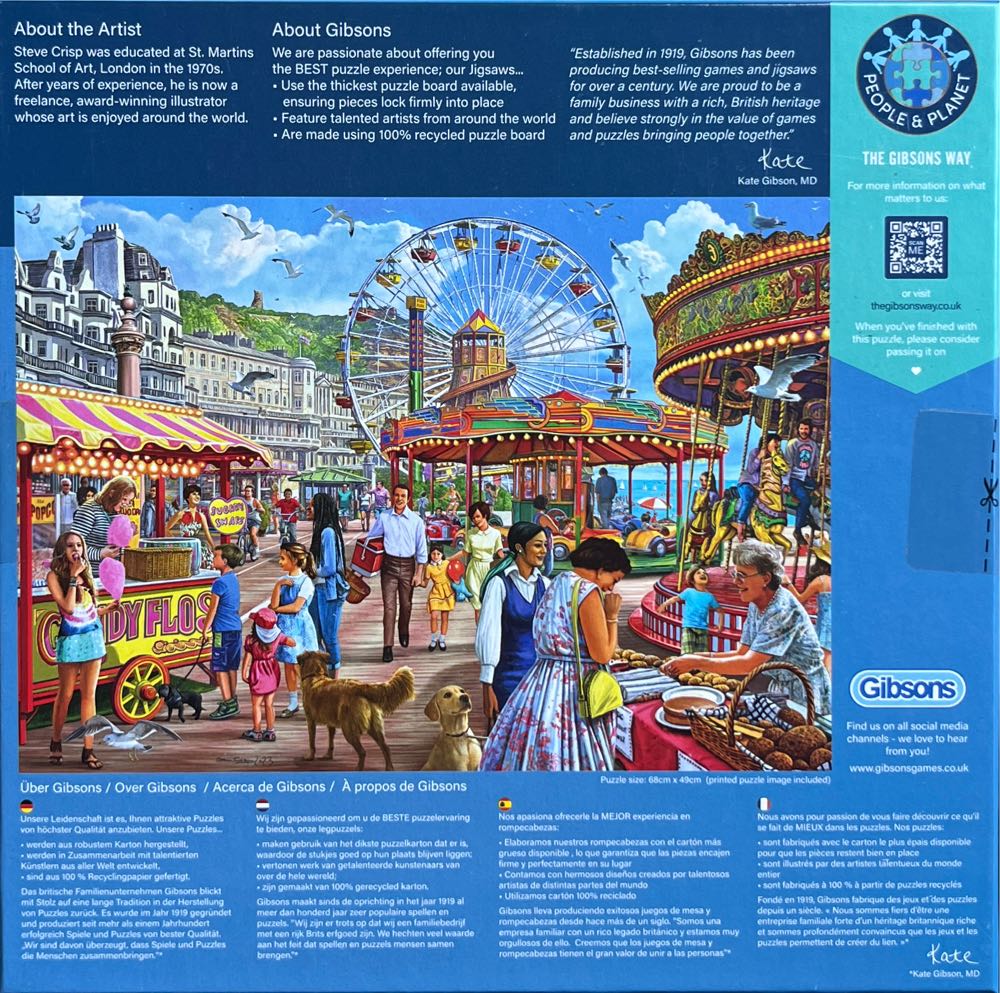 Hastings Promenade - Gibsons 🇬🇧 puzzle collectible [Barcode 5012269063806] - Main Image 4