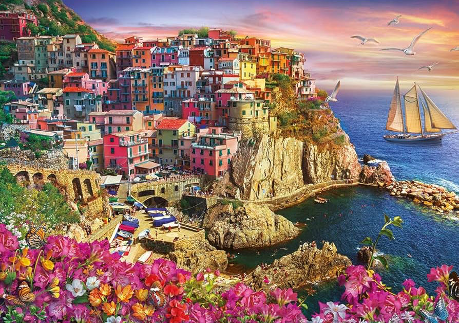 Dreaming Of Cinque Terre - Gibsons puzzle collectible [Barcode 5012269063837] - Main Image 2