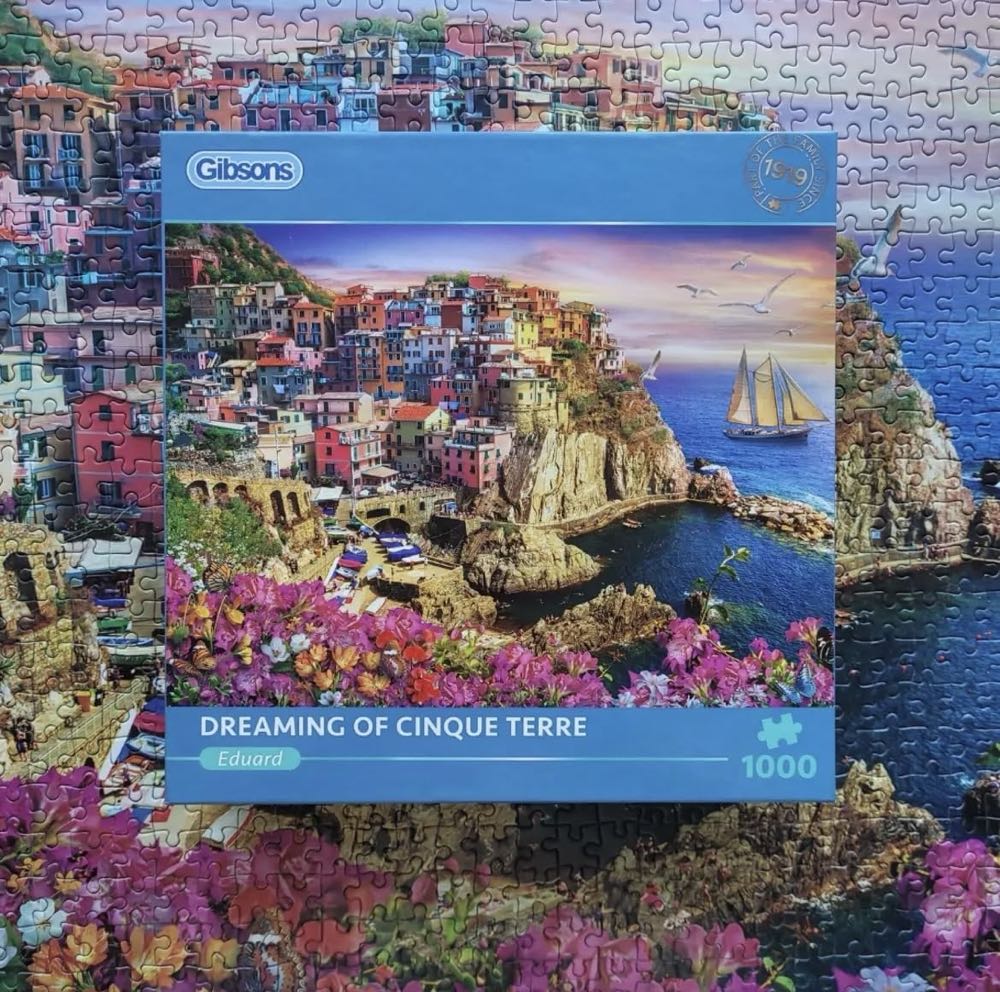 Dreaming Of Cinque Terre - Gibsons puzzle collectible [Barcode 5012269063837] - Main Image 4