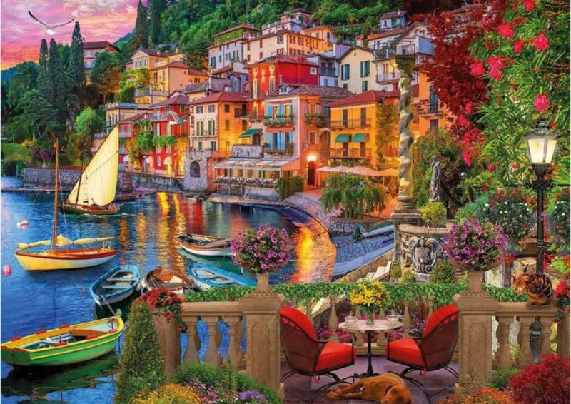 Lake Como - Gibsons puzzle collectible [Barcode 5012269063875] - Main Image 2