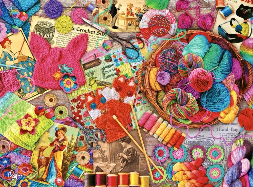 Aimee : Vintage Yarns - Buffalo puzzle collectible [Barcode 079346127177] - Main Image 2