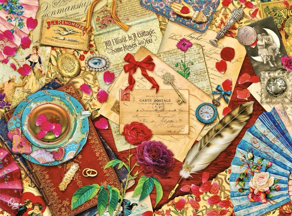 Aimee : Vintage Love Letter - Buffalo puzzle collectible [Barcode 079346127160] - Main Image 2