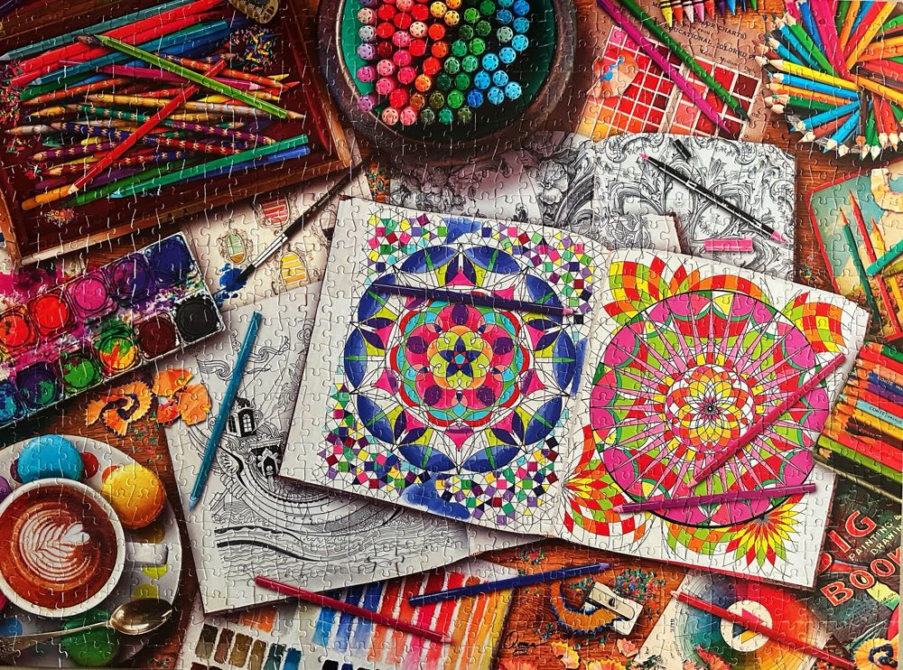 Aimee : Coloring Days - Buffalo puzzle collectible [Barcode 079346127276] - Main Image 3