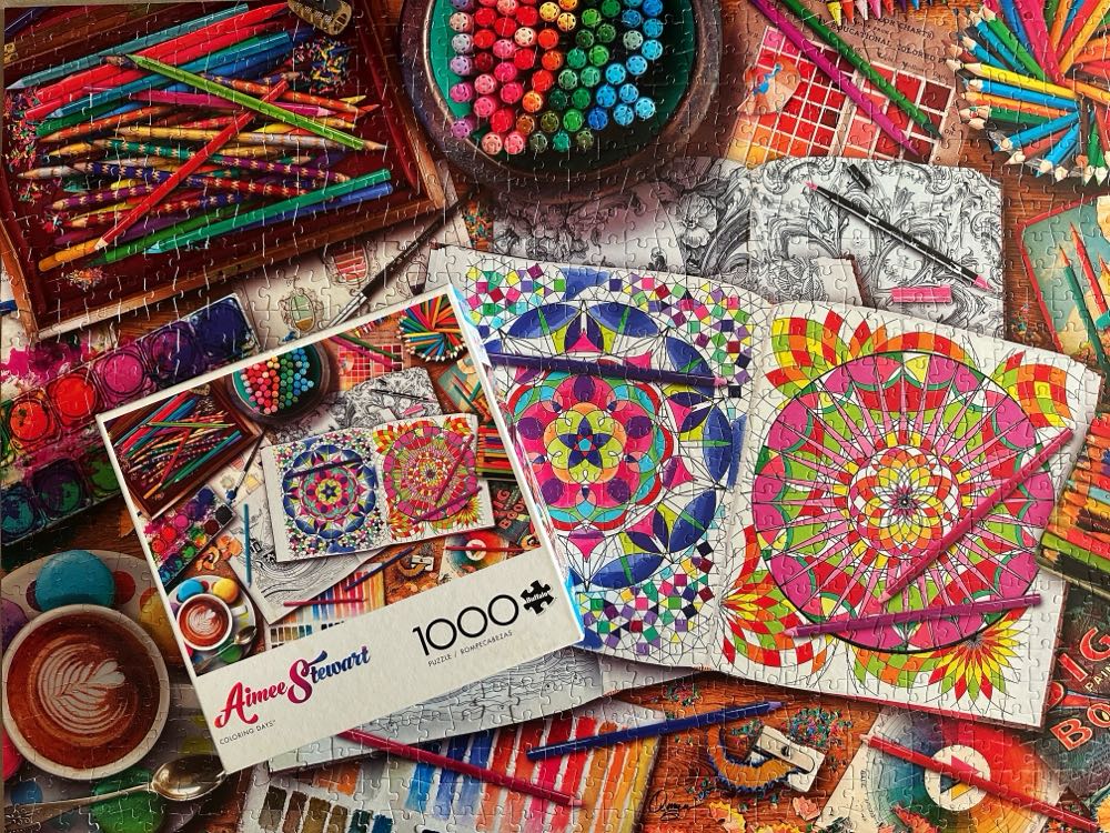 Aimee : Coloring Days - Buffalo puzzle collectible [Barcode 079346127276] - Main Image 4