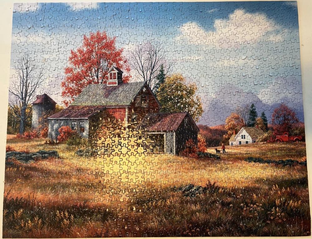 Afternoon Walk - White Mountain puzzle collectible [Barcode 724819258901] - Main Image 3