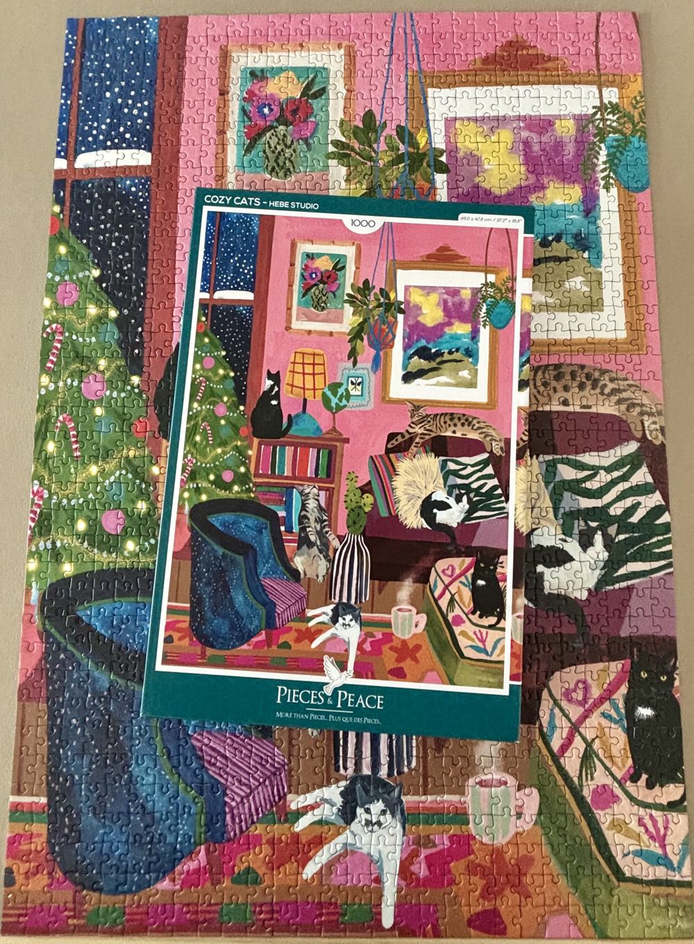 Cozy Cats - Pieces & Peace puzzle collectible [Barcode 3770001401157] - Main Image 2